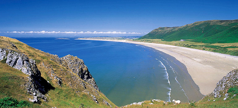 Rhossili Bay Swansea