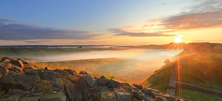 Hadrian's Wall. Credit: Roger Clegg 