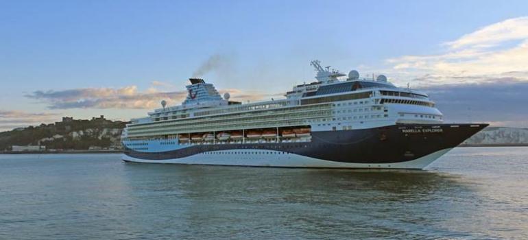 Marella Explorer in Dover. Credit: Dover Strait Shipping