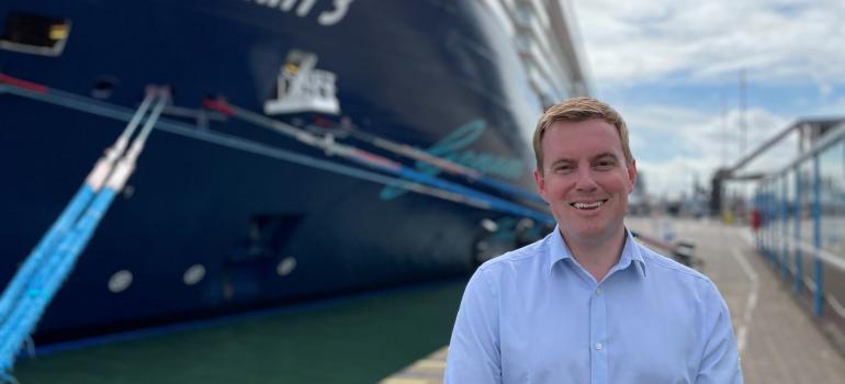 Portsmouth International Port are delighted to announce Andrew Williamson as their new head of cruise and ferry  (Image at LateCruiseNews.com - August 2023)